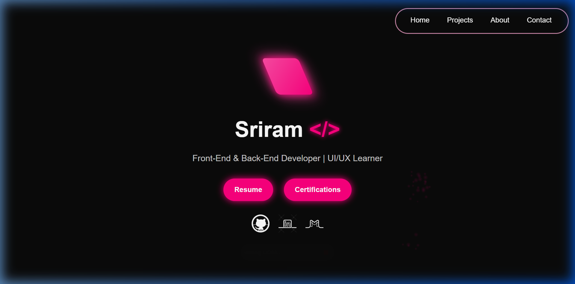 Portfolio Live Preview